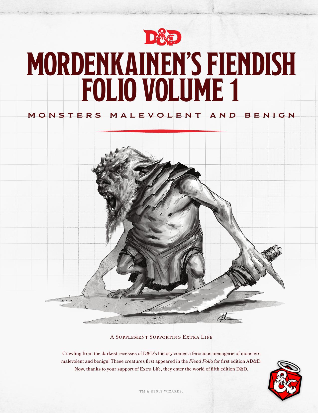 Mordenkainen's Fiendish Folio, Volume 1 Monsters Malevolent and Benign