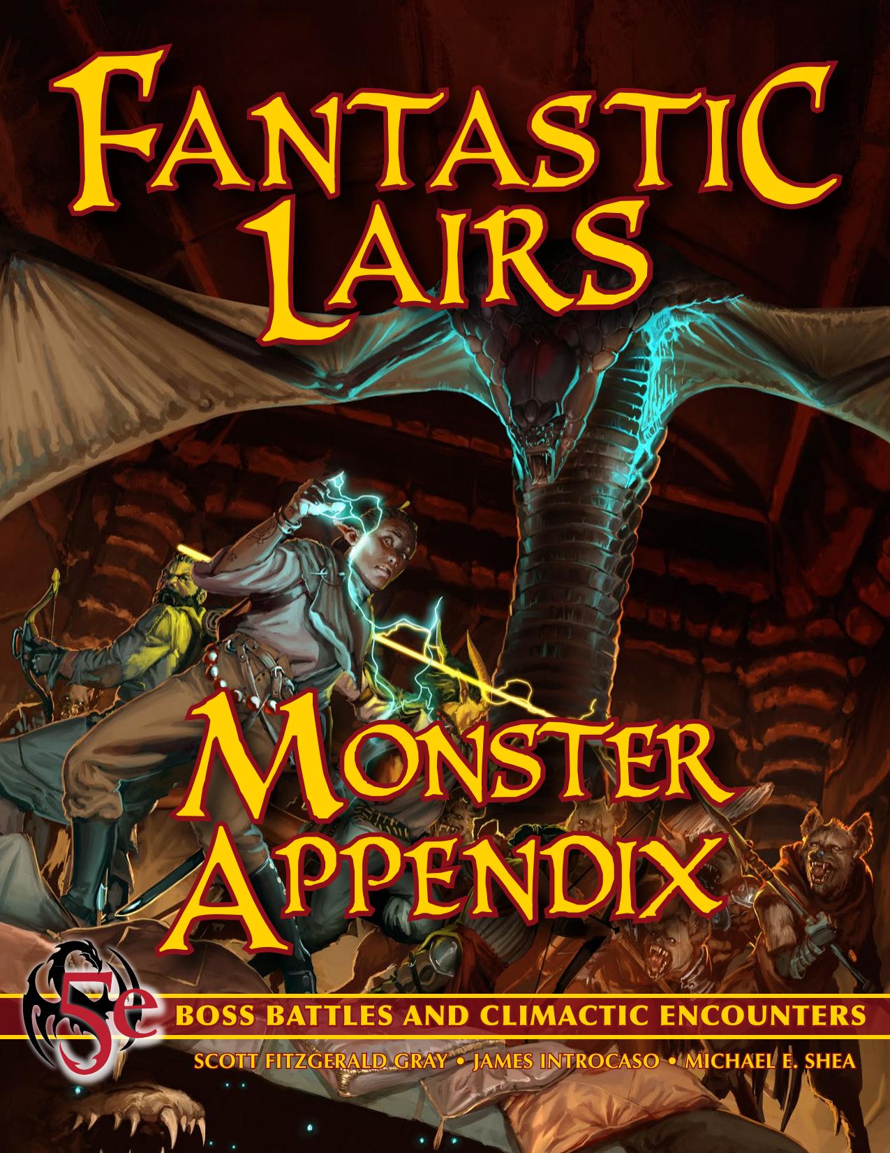 Fantastic Lairs - Monster Appendix