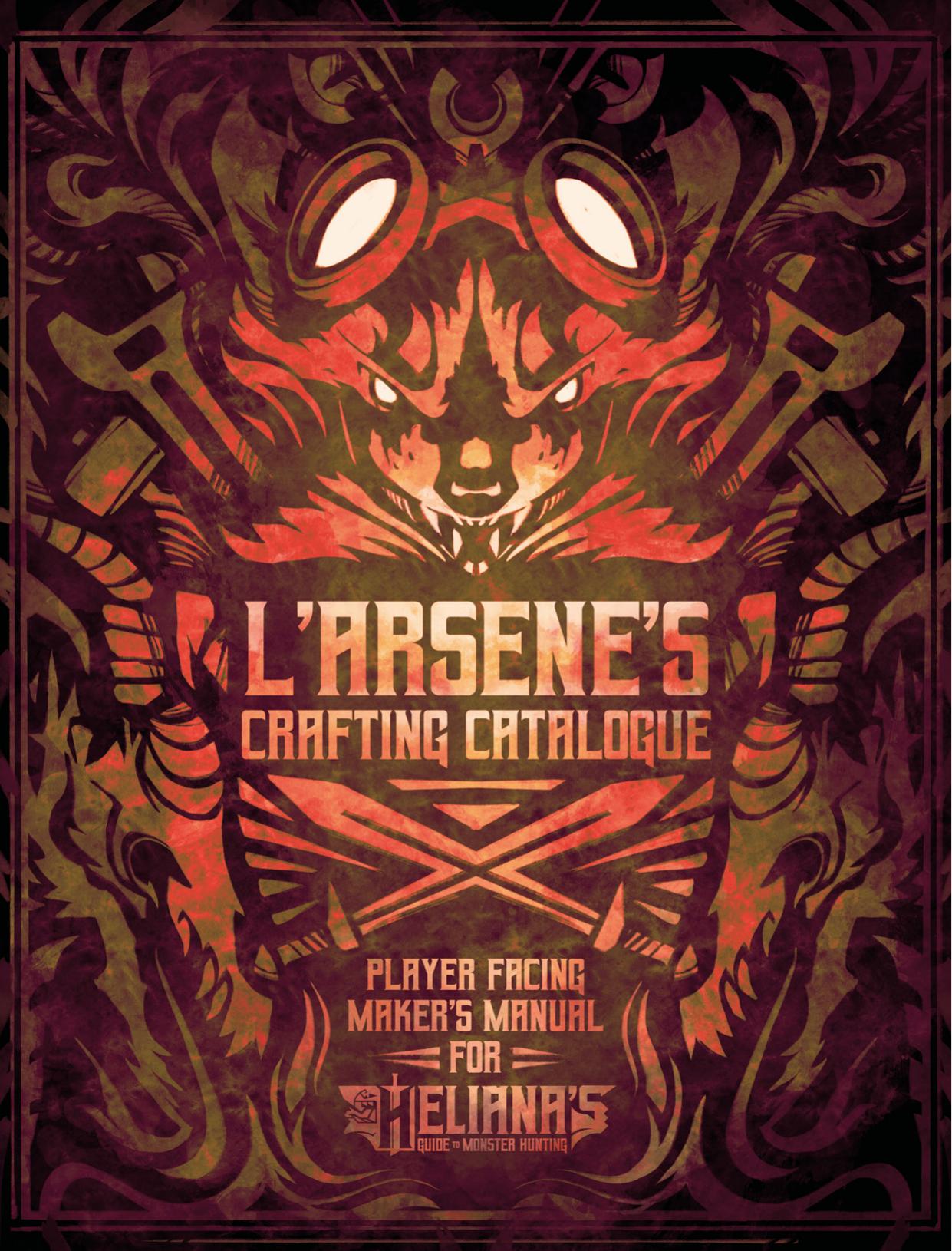 L'Arsene's Crafting Catalogue