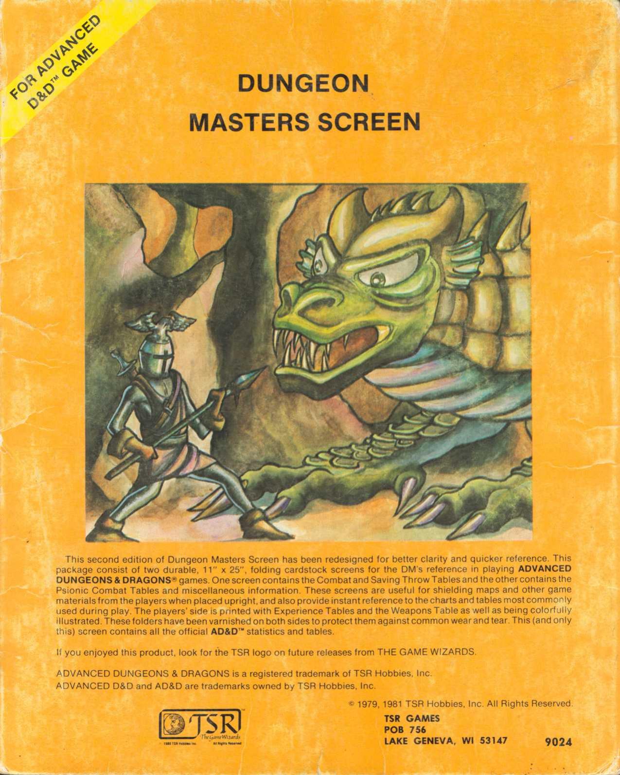 Dungeon Masters Screen