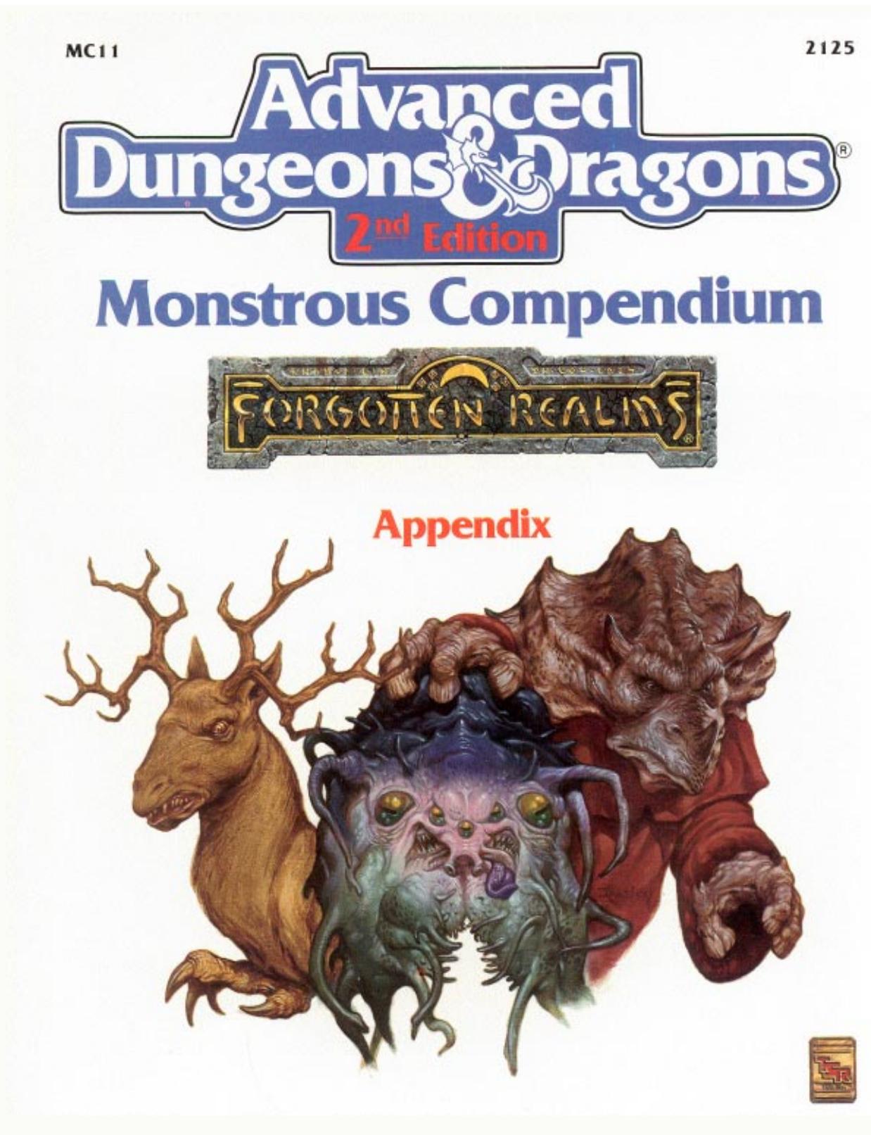 Forgotten Realms Appendix I