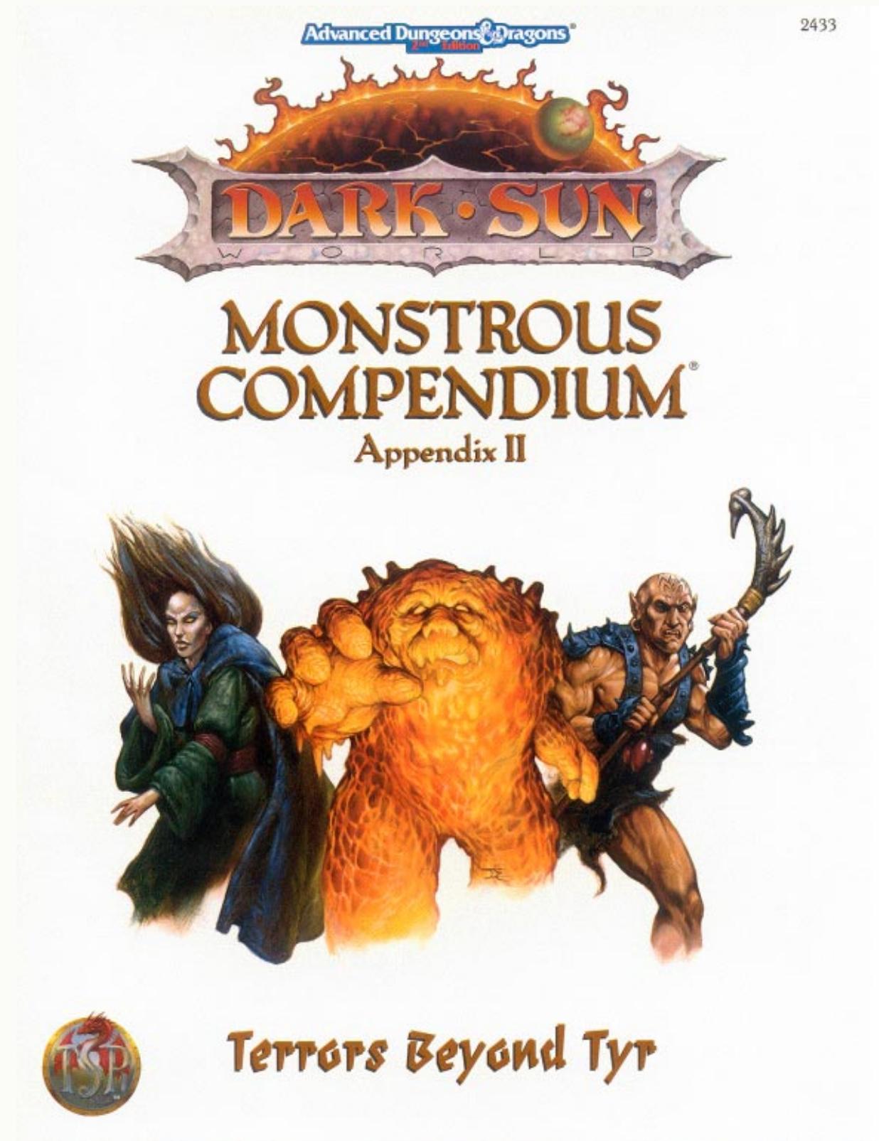 Dark Sun Appendix II (1995)