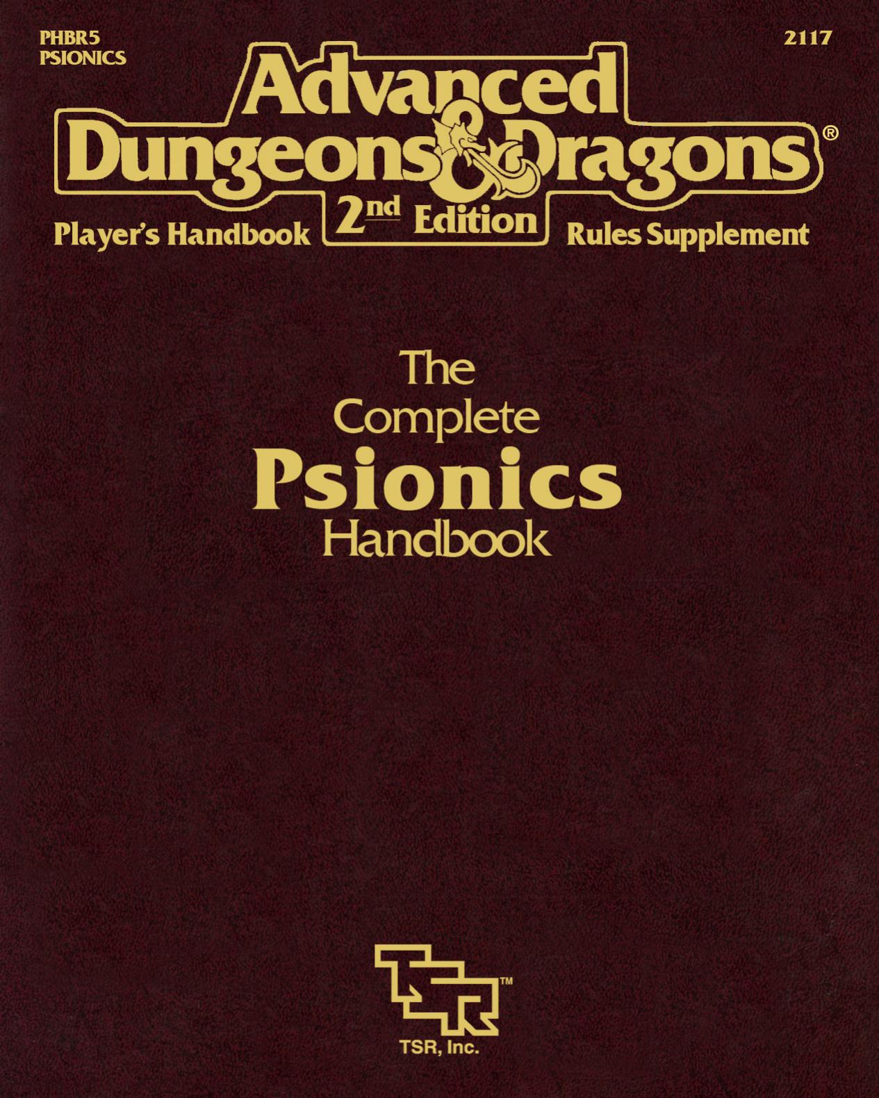 The Complete Psionics Handbook