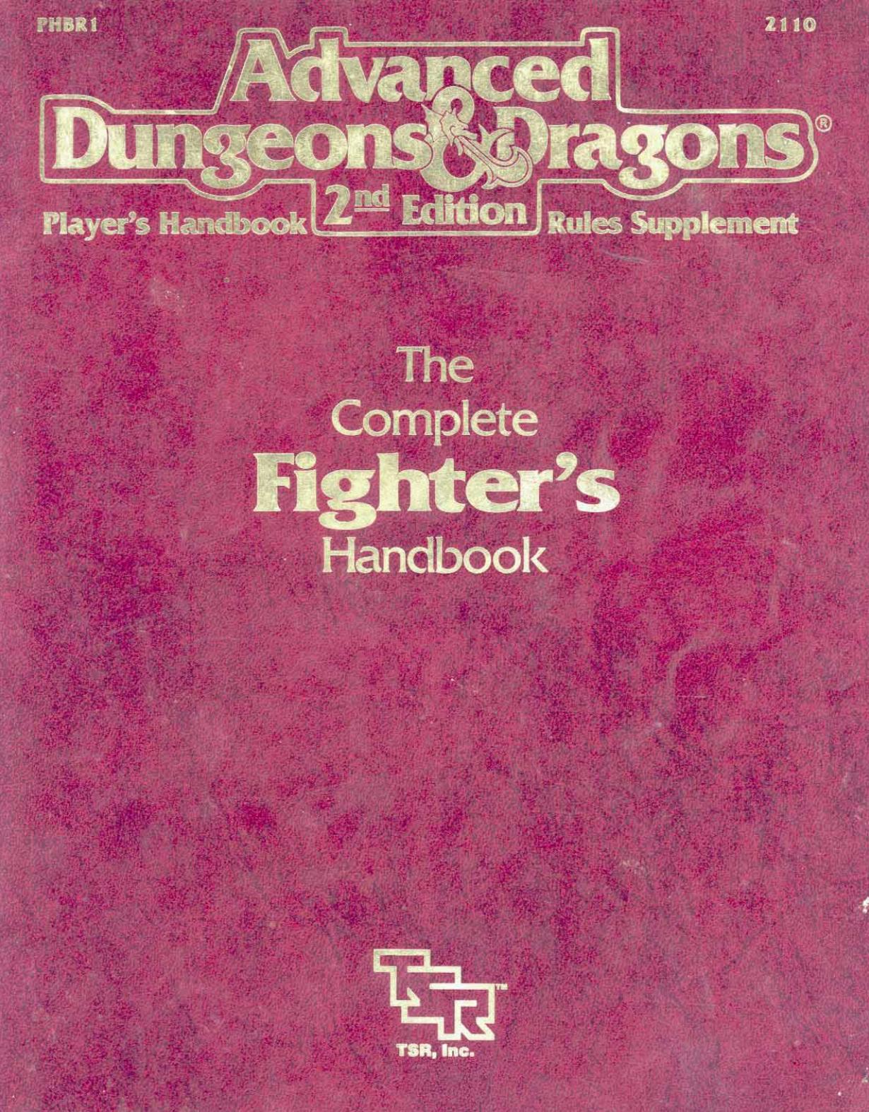 The Complete Fighter's Handbook (1989)