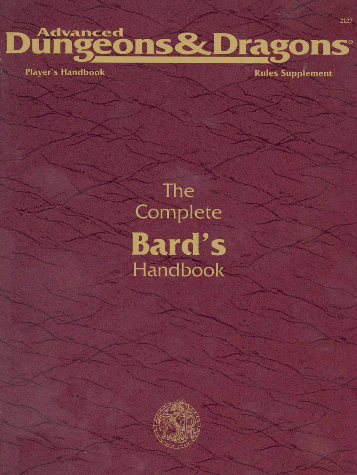 The Complete Bard's Handbook (1992)