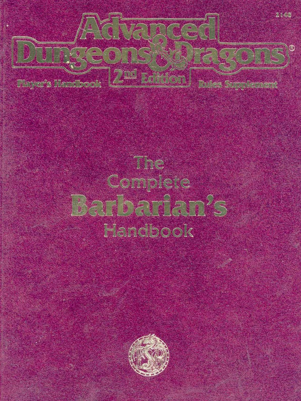 The Complete Barbarian's Handbook (1995)