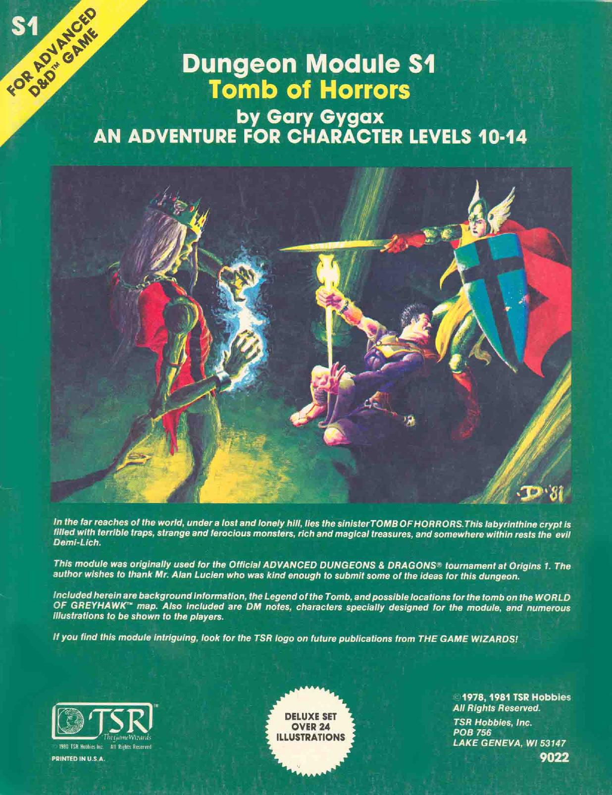 Tomb of Horrors (green cover)