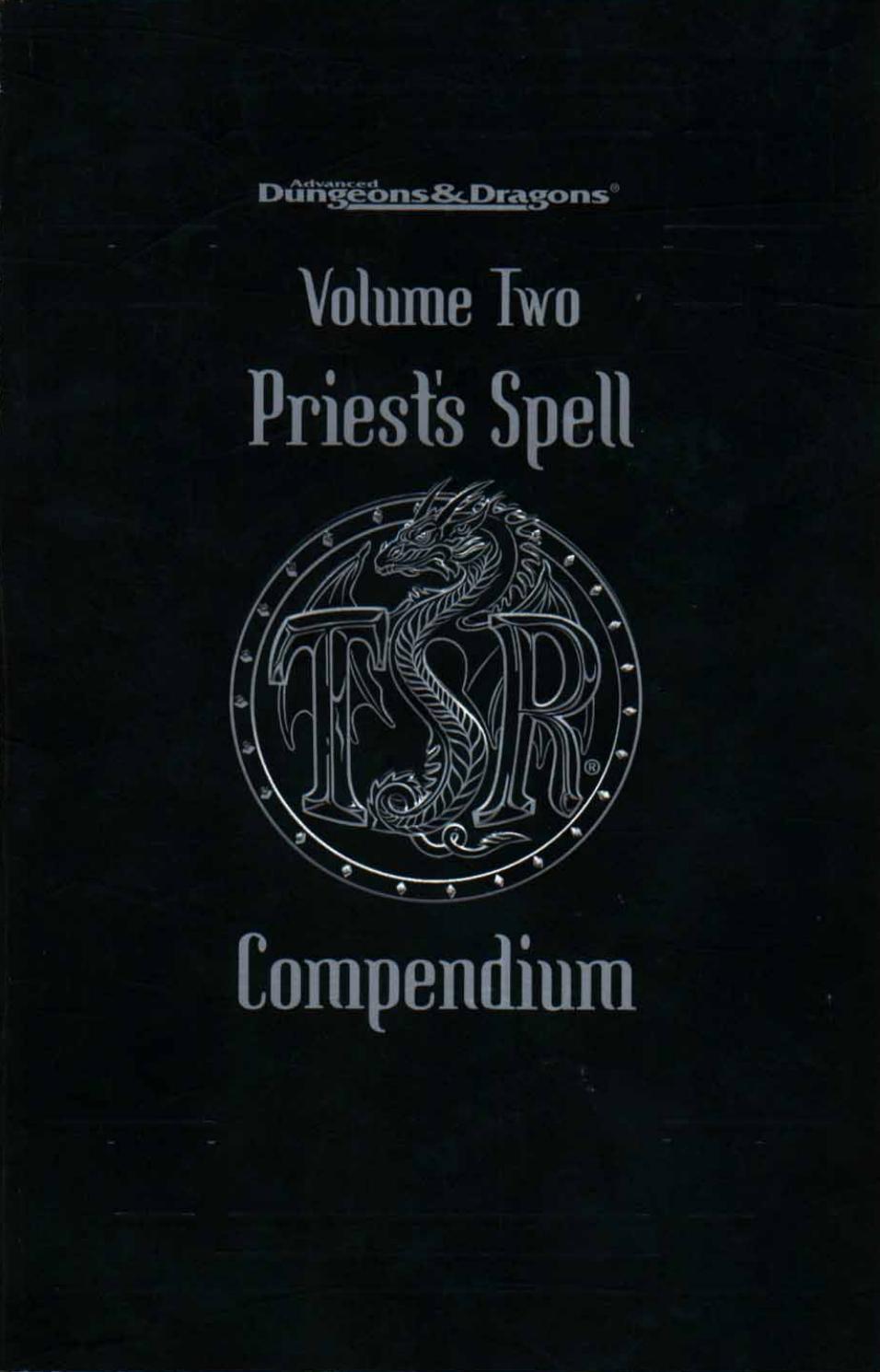 Priest's Spell Compendium Volume II (1999)