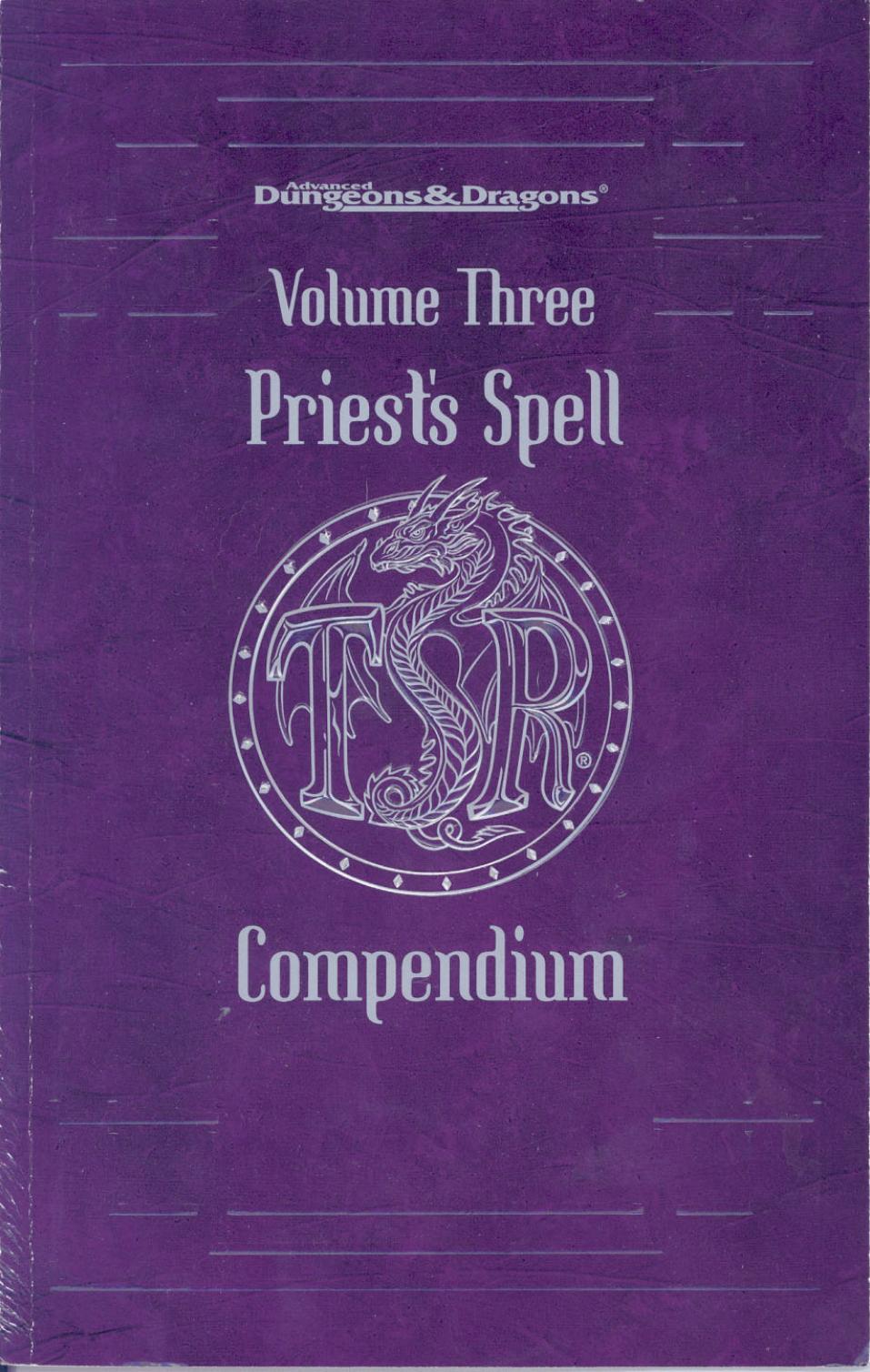 Priest Spell Compendium Volume III (1999)