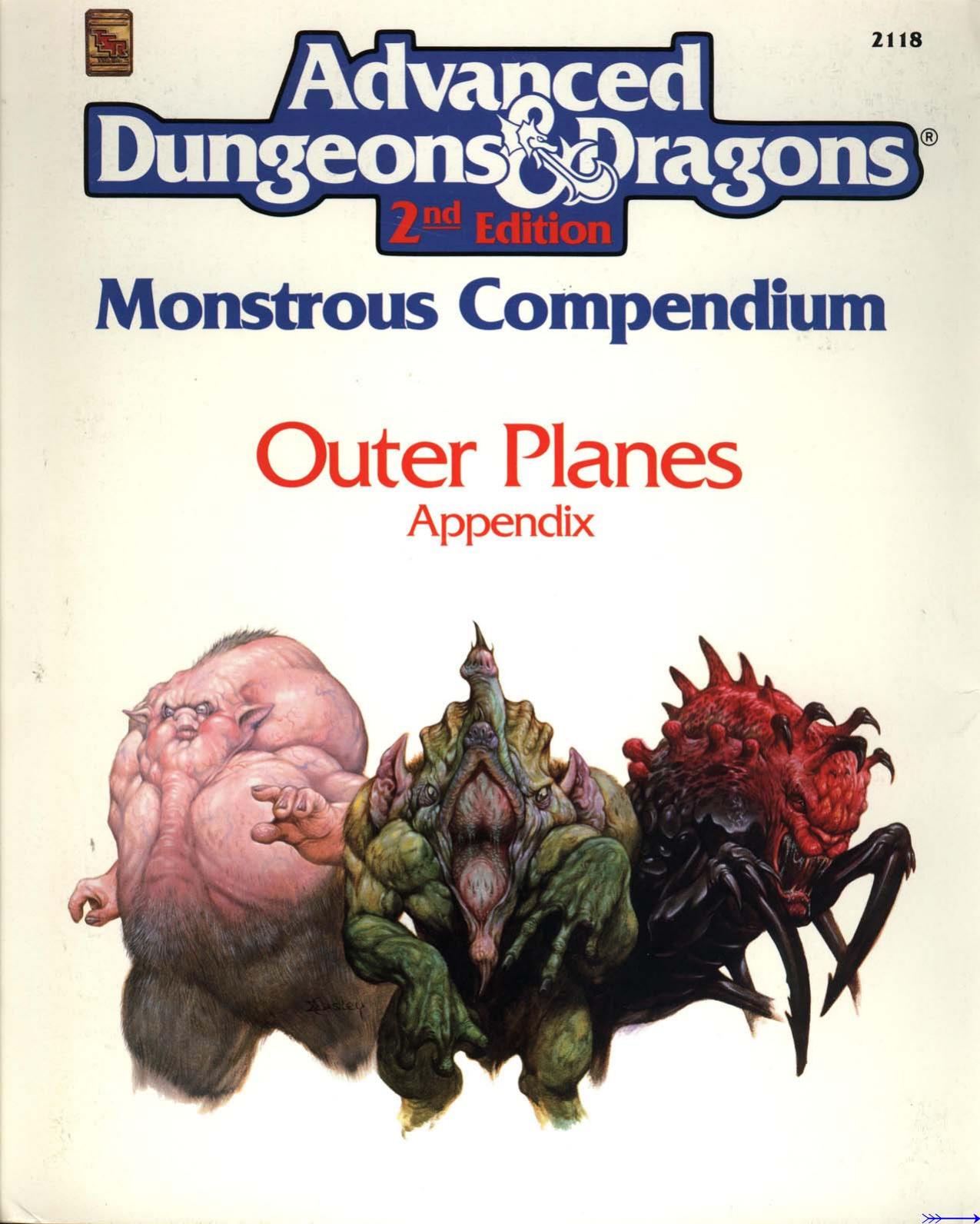 Outer Planes Appendix (1991)