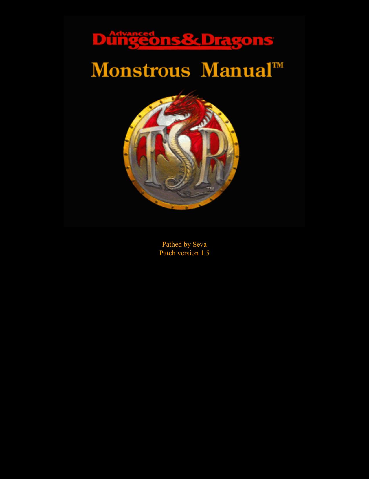 Monstrous Manual (1993)