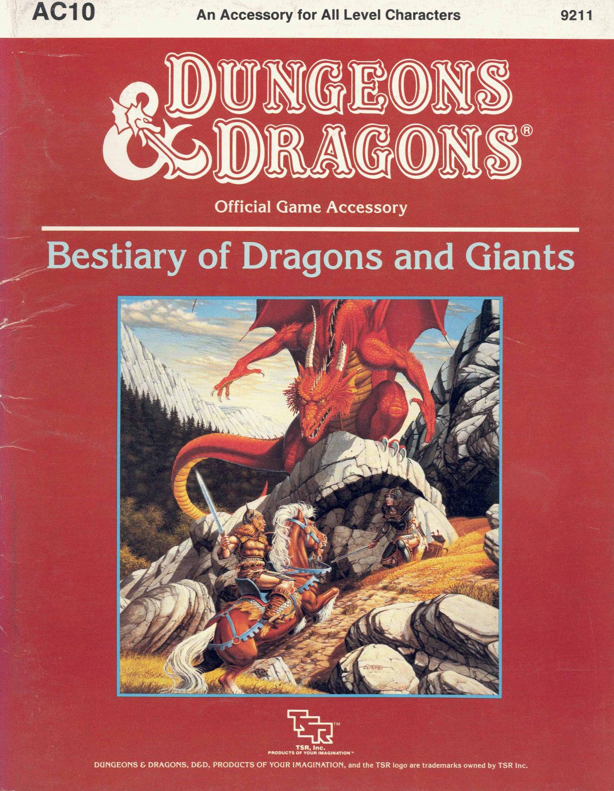 Bestiary Of Dragons and Giants