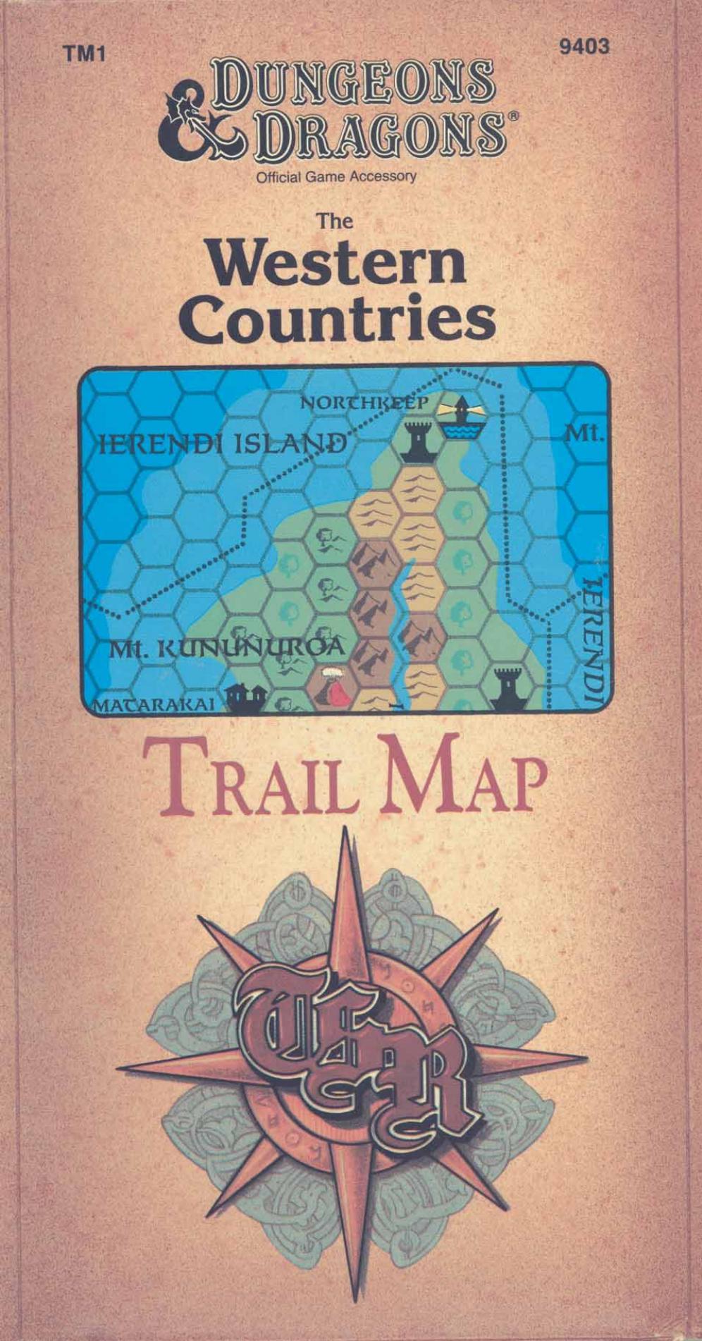 The Western Countries Trail Map