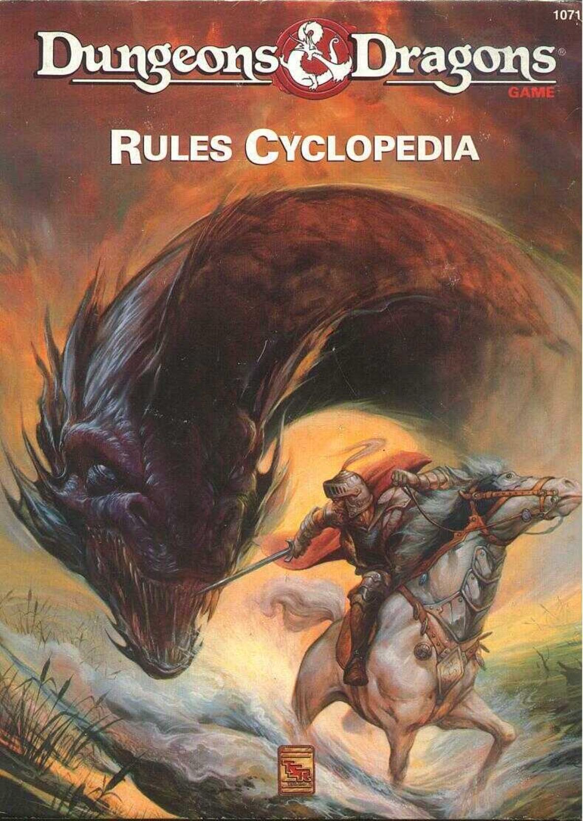 The D&D Rules Cyclopedia