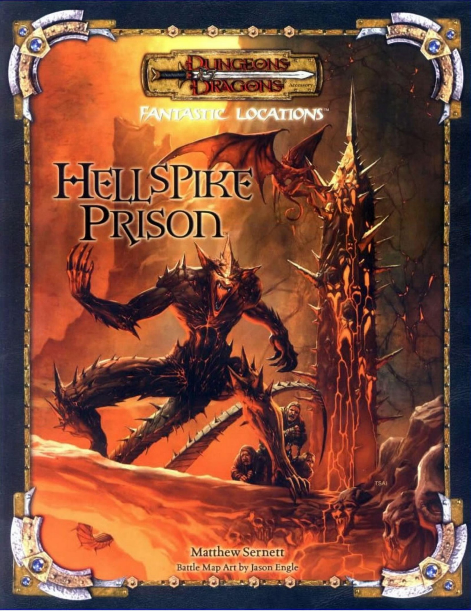 Fantastic Locations: Hellspike Prison: Dungeons & Dragons Accessory