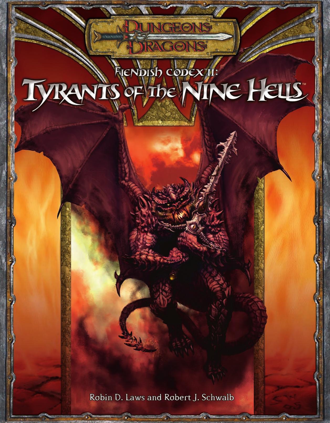 Fiendish Codex II: Tyrants of the Nine Hells