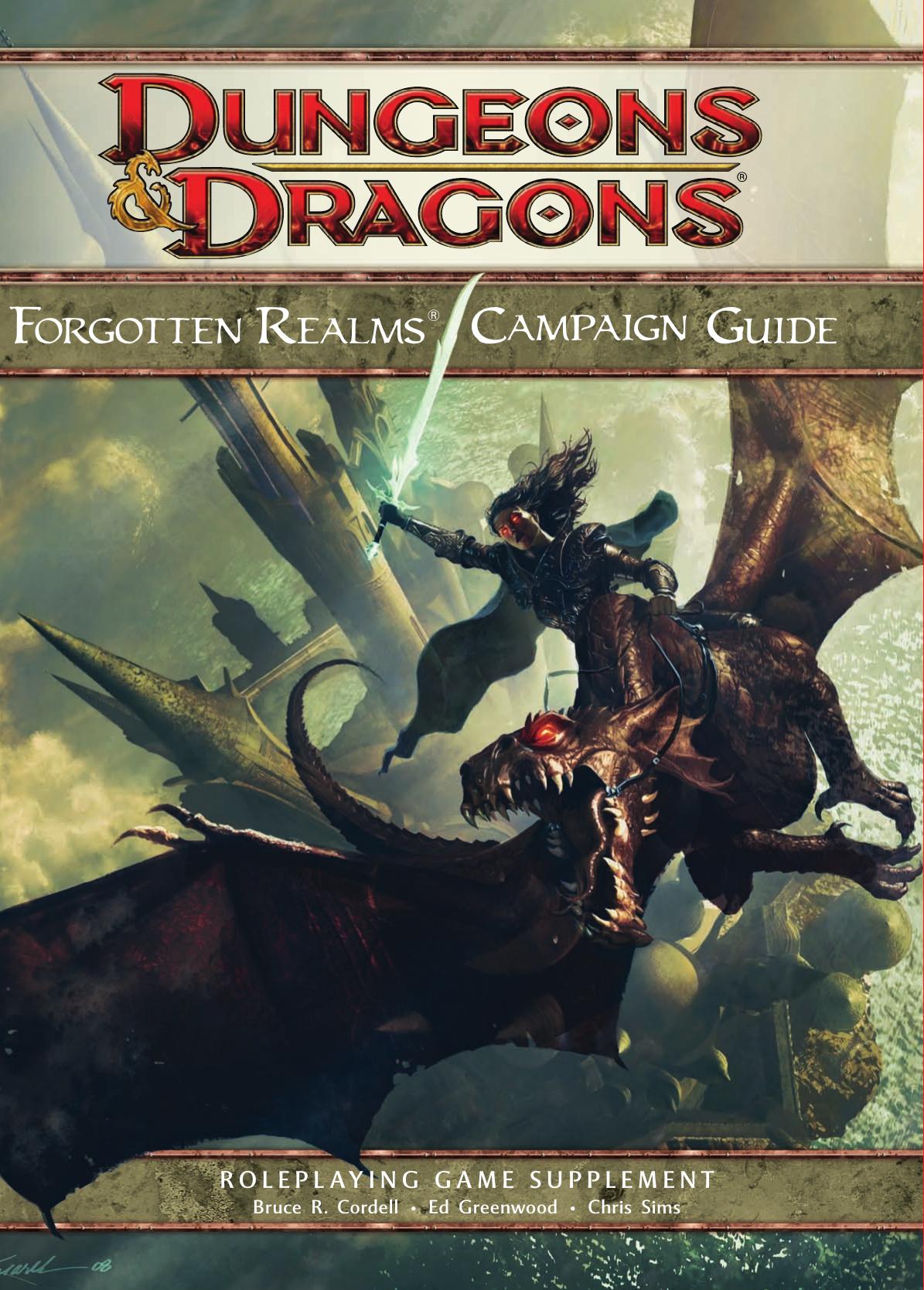Forgotten Realms Campaign Guide, 4th Edition
