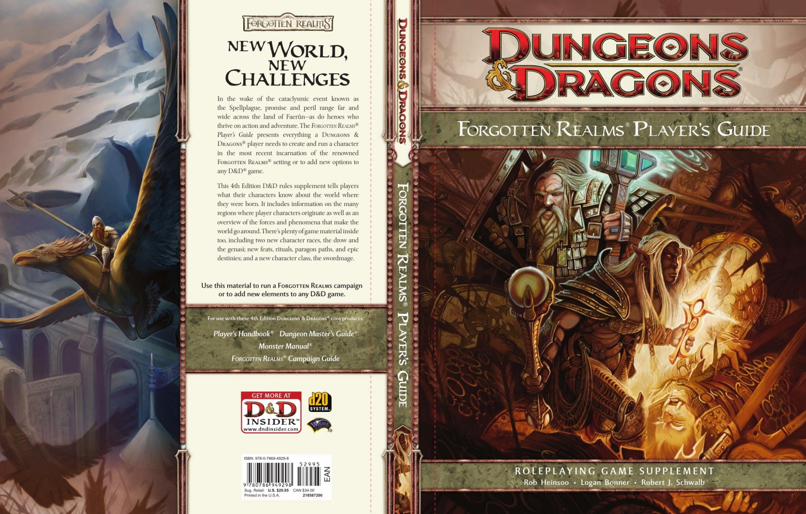 Dungeons & Dragons: Forgotten Realms Player's Guide- Roleplaying Game Supplement