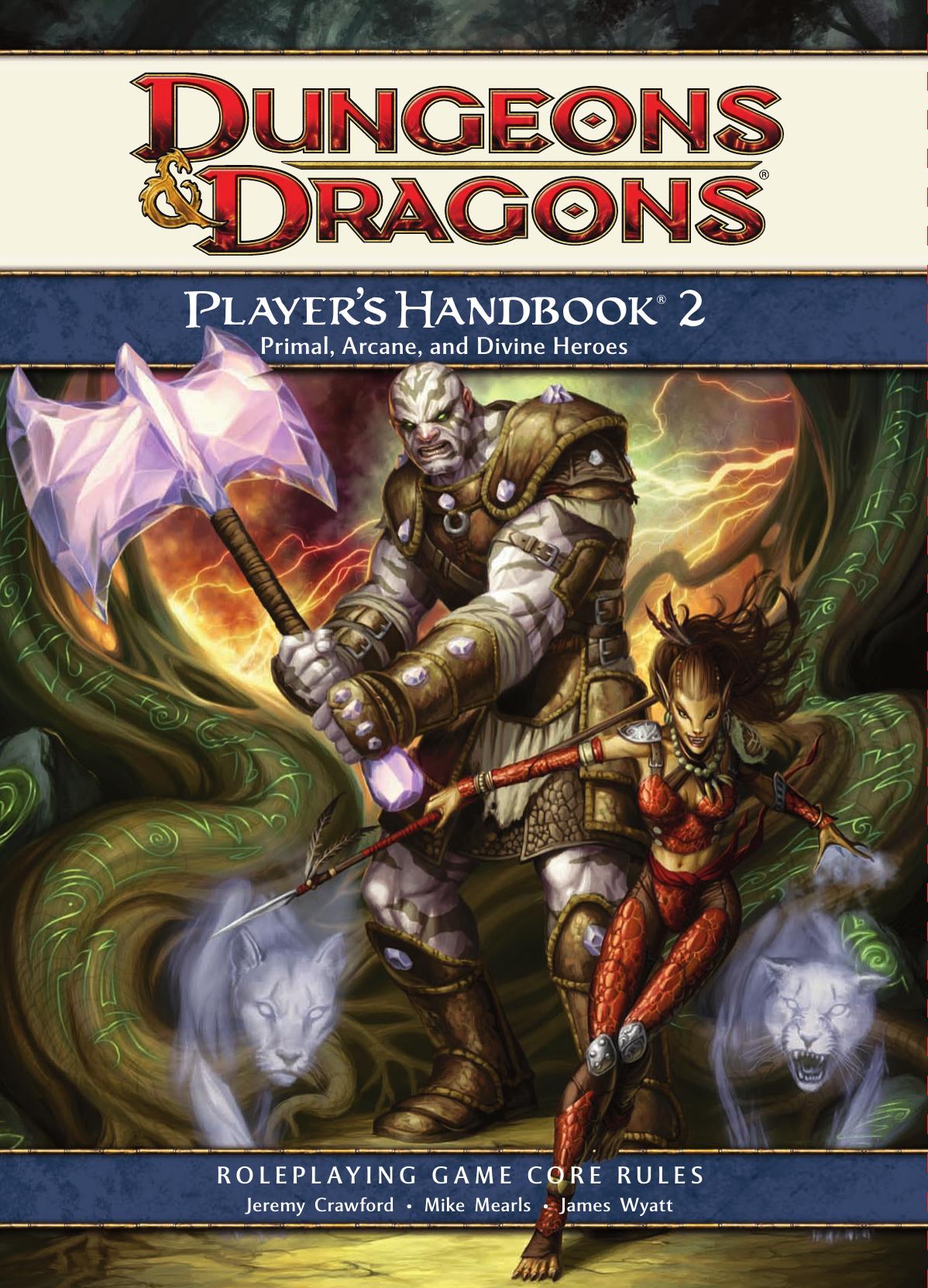 Dungeons & Dragons: Player's Handbook 2- Roleplaying Game Core Rules