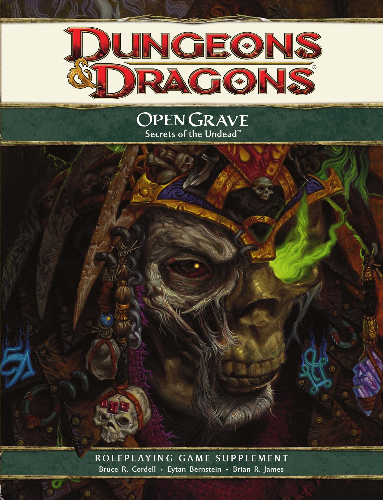 Open Grave: Secrets of the Undead: A 4th Edition D&D Supplement