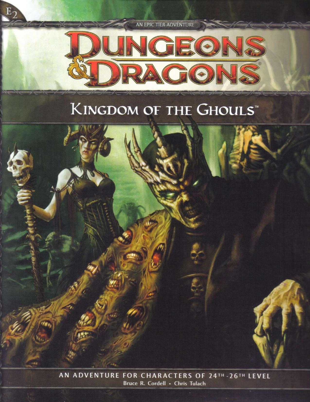 Kingdom of the Ghouls: Adventure E2 for 4th Edition Dungeons & Dragons