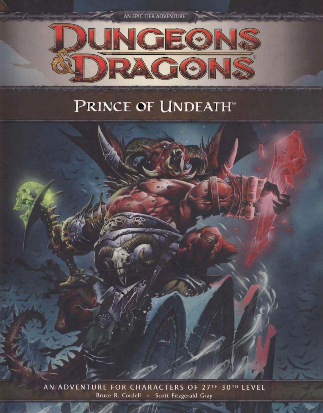 Prince of Undeath: Adventure E3 for 4th Edition Dungeons & Dragons