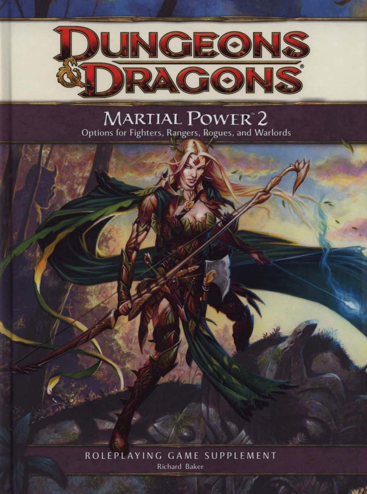 Martial Power 2: A 4th Edition D&D Supplement
