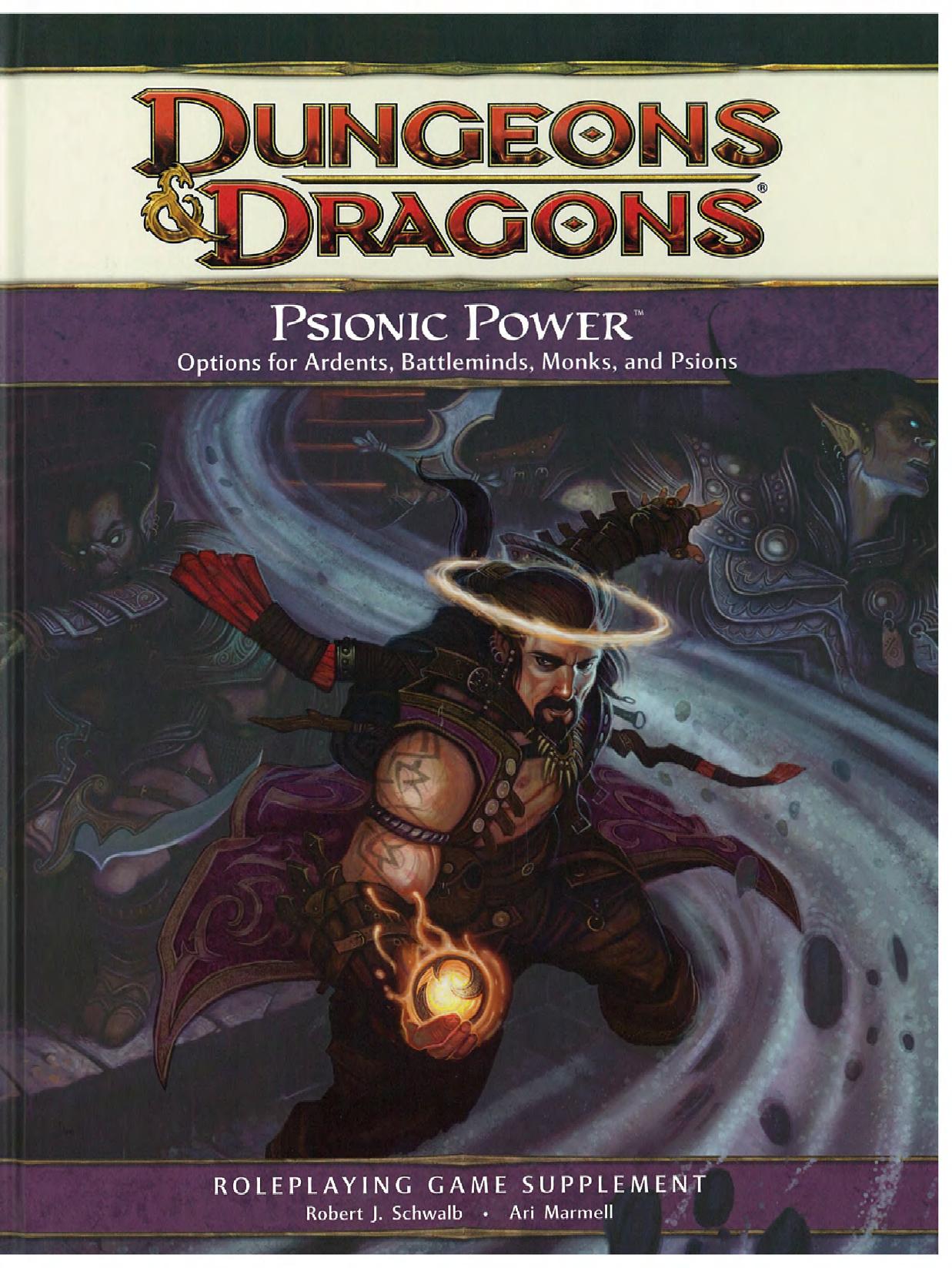 Psionic Power: A 4th Edition D&D Supplement