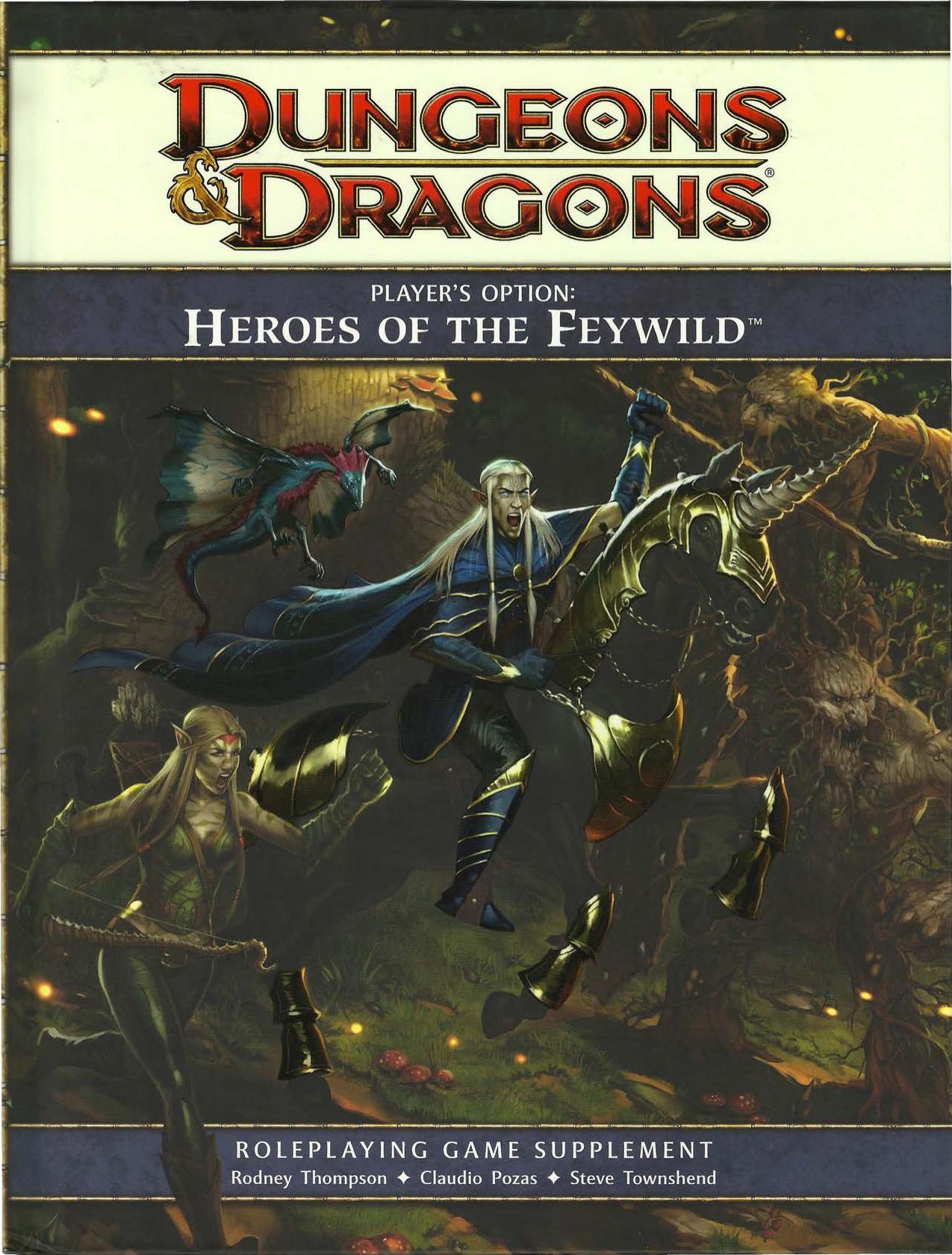 Player's Option: Heroes of the Feywild: A 4th Edition Dungeons & Dragons Supplement