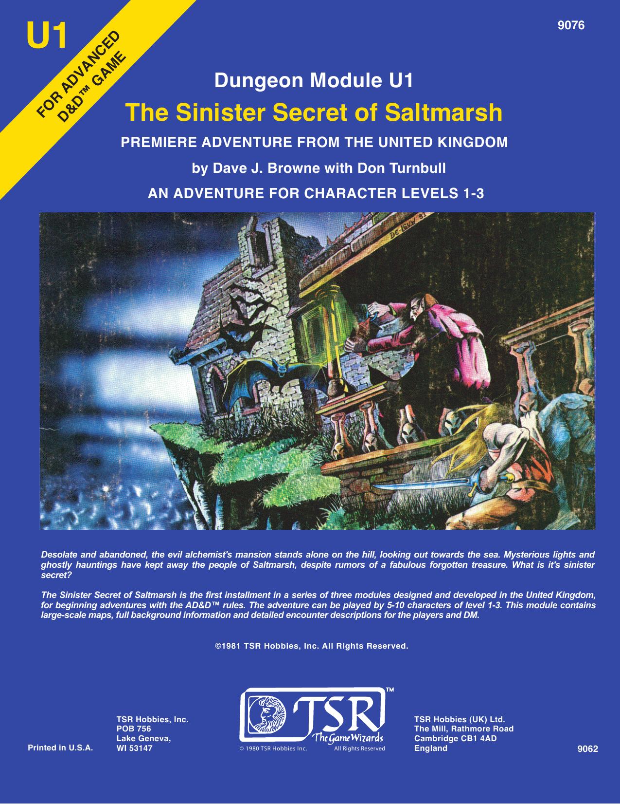 Sinister Secret of Saltmarsh